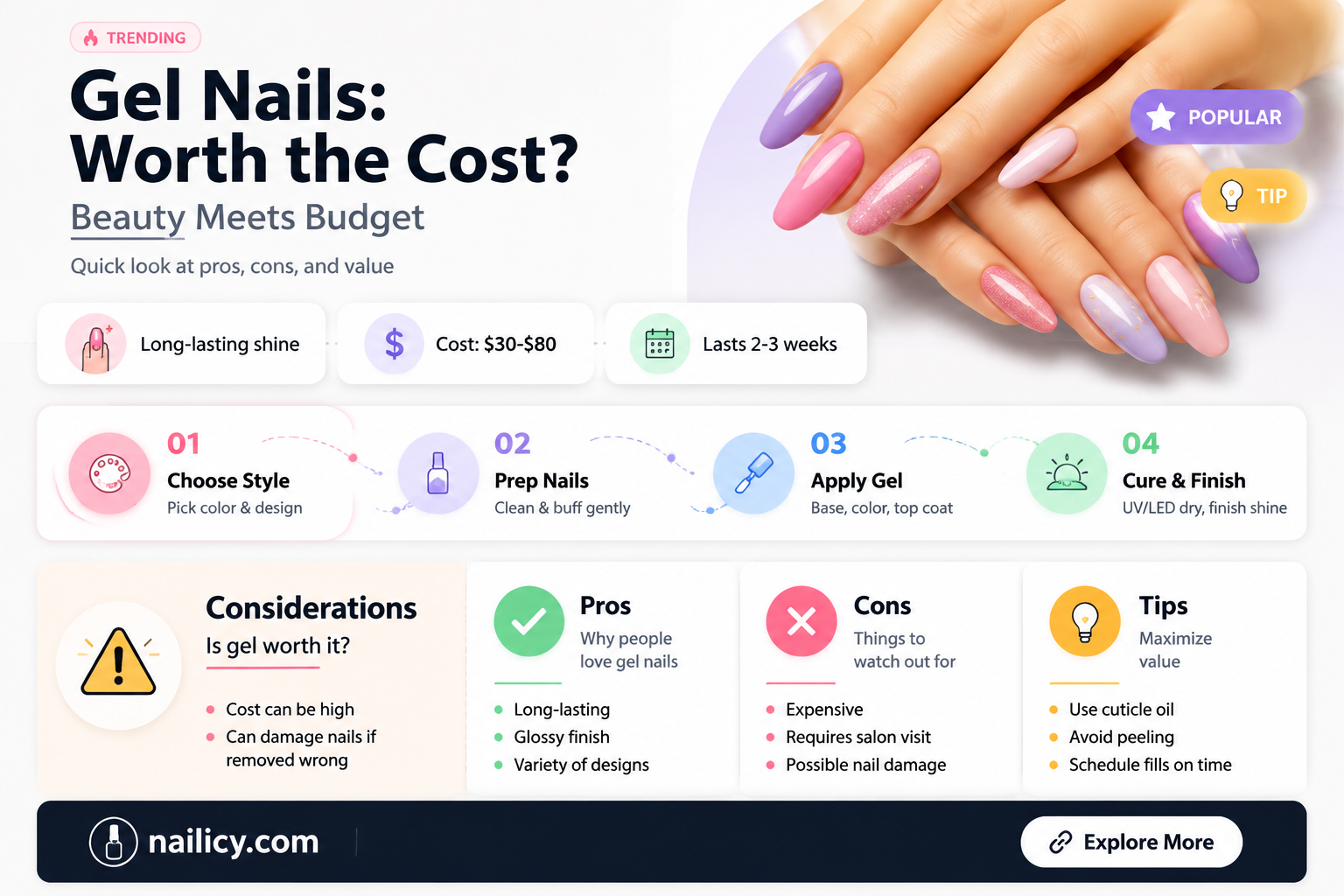 are gel nails worth the money
