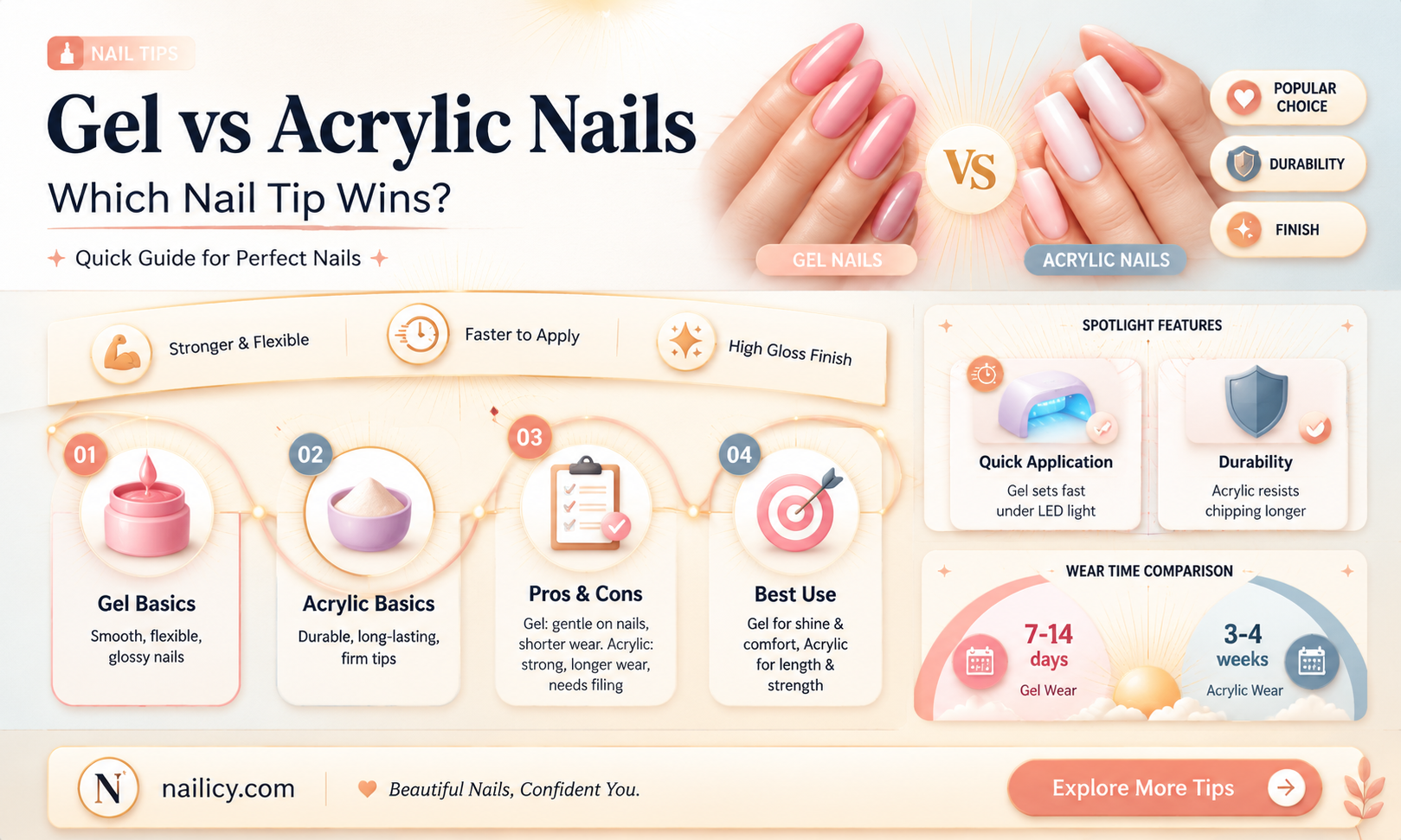 are gel nail tips better than acrylic