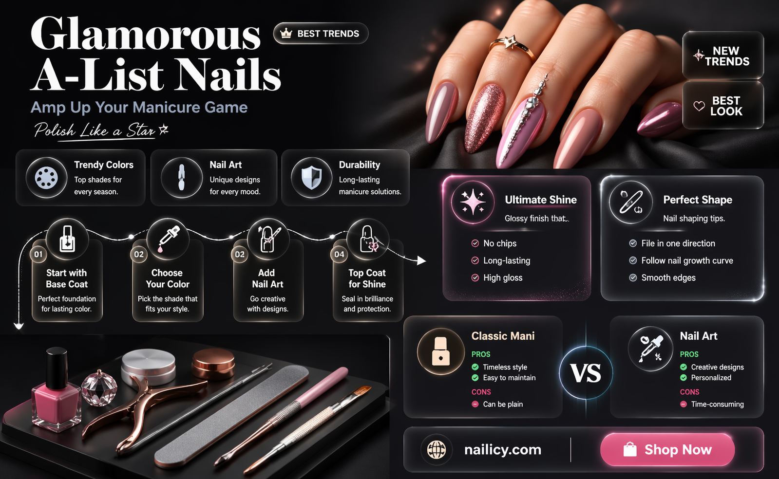 a-list nails &