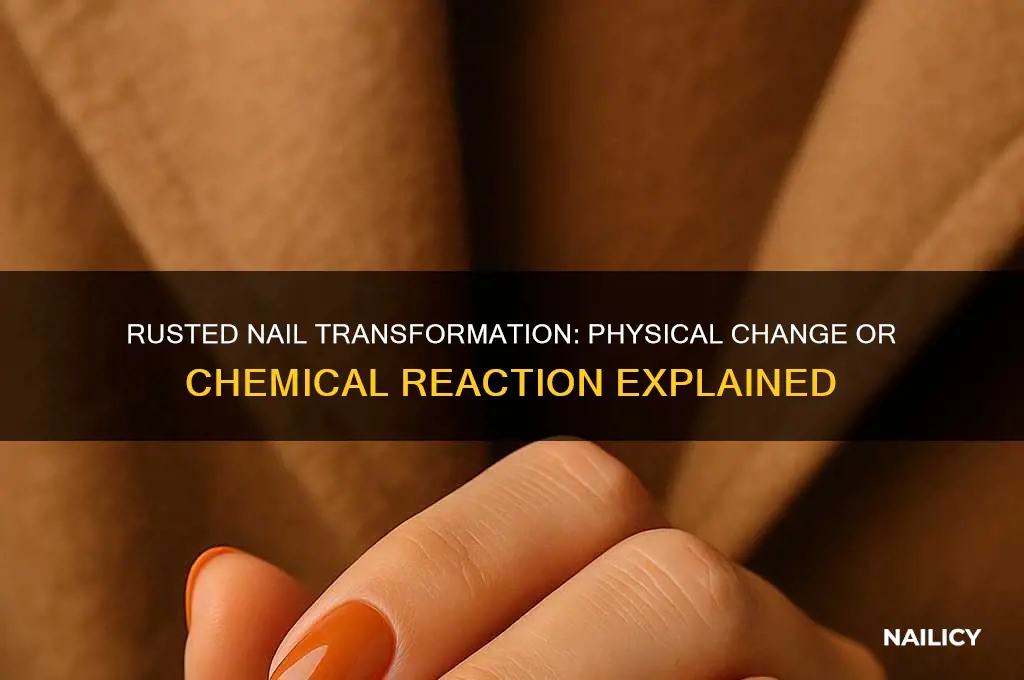 has a rusted nail undergone a physical change