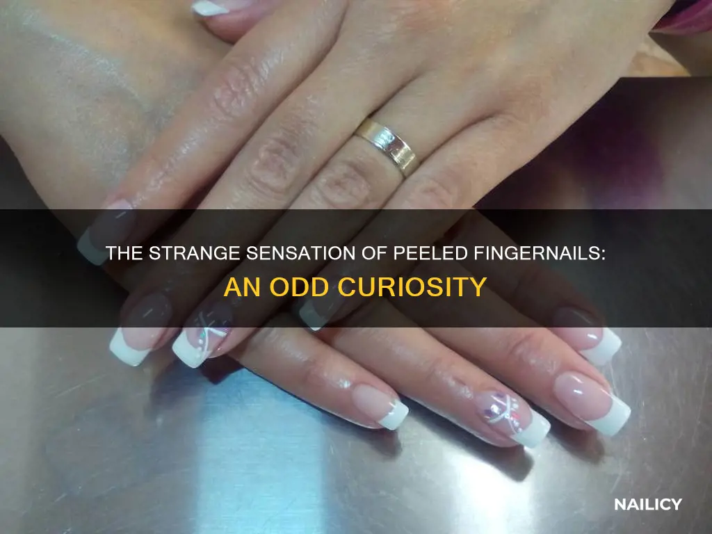 has anyone ever peeled off there finger nail
