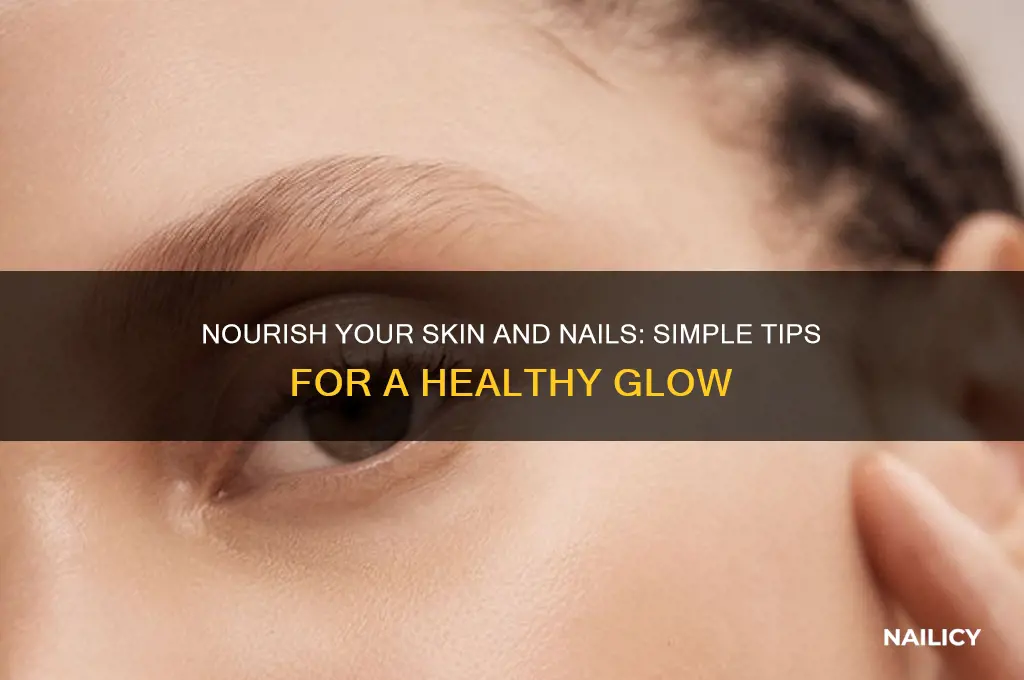 have healthy skin and nails