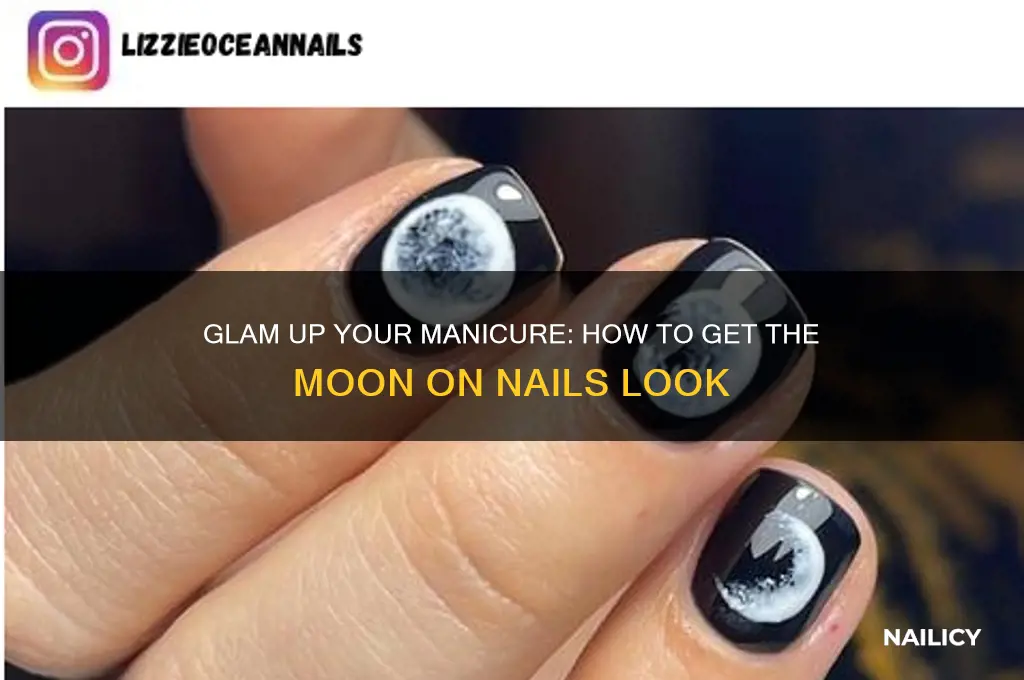 have moon on nails