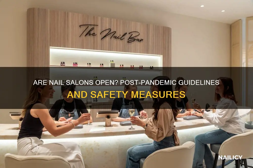 have nail salons open
