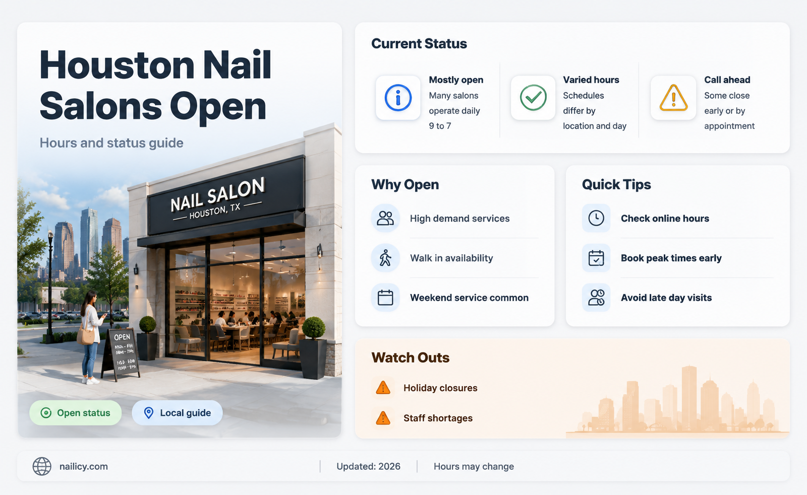 are nail salons open in houston