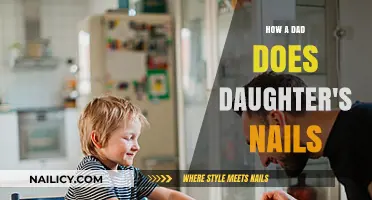 Dad's Touch: Perfectly Painting My Daughter's Nails with Love