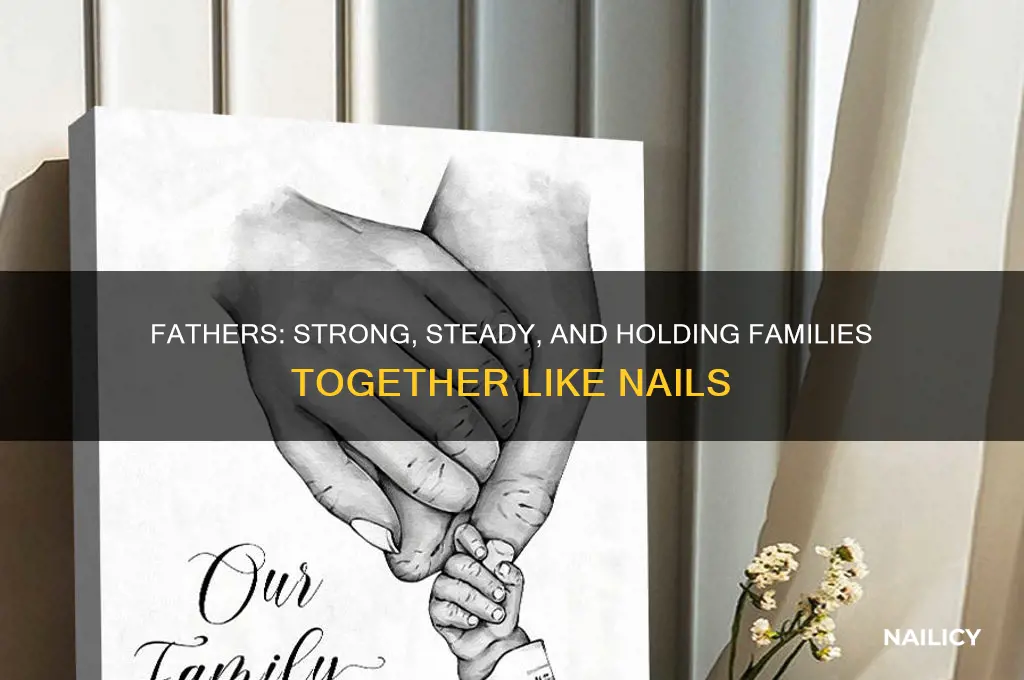 how a father is like a nail