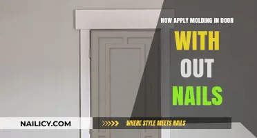 Nail-Free Door Molding: Easy Application Techniques for a Seamless Finish