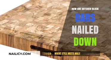 Securing Butcher Block Bars: Essential Nailing Techniques for Stability