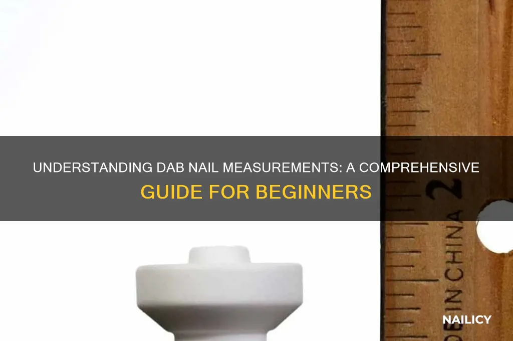 how are dab nails measured