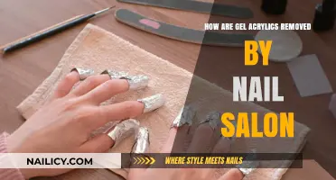 Gel Acrylic Nails: Removal Techniques at Nail Salons
