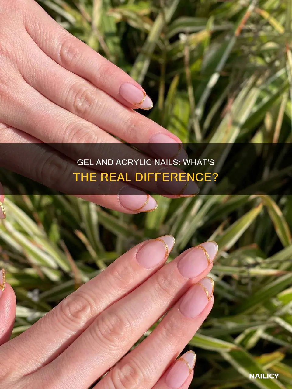 how are gel and acrylic nails difference