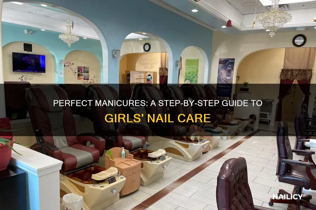 how are girls nails done