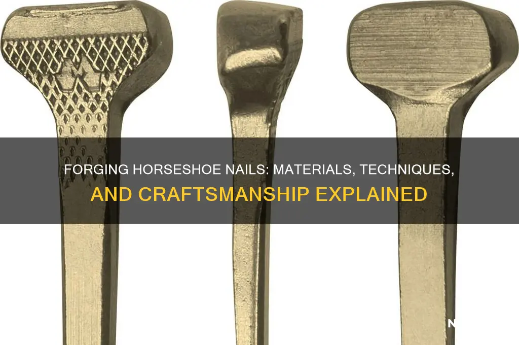 how are horseshoe nails made