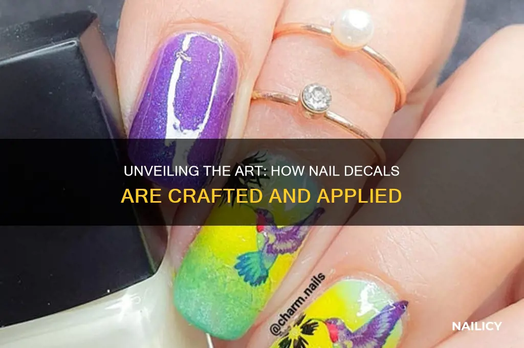 how are nail decals made