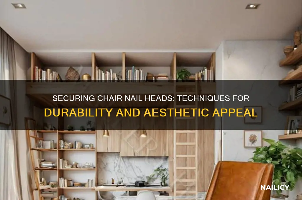 how are nail heads kept for a chair