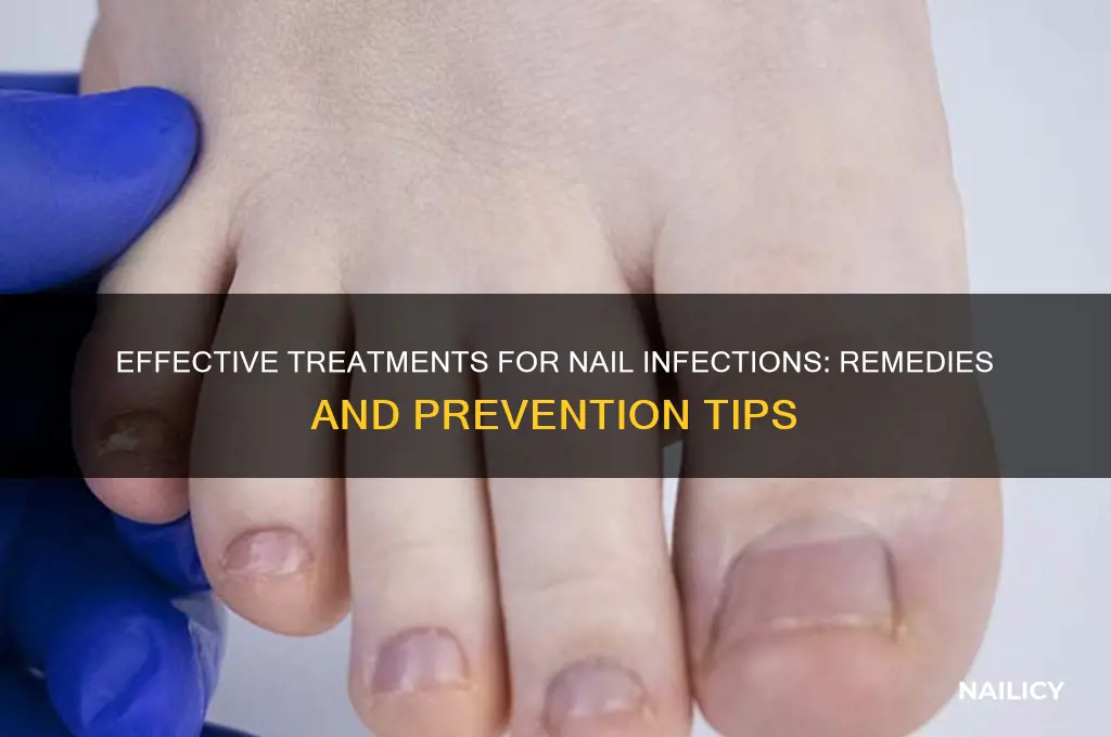 how are nail infections treated