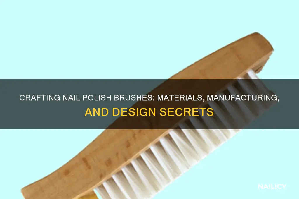how are nail polish brushes made