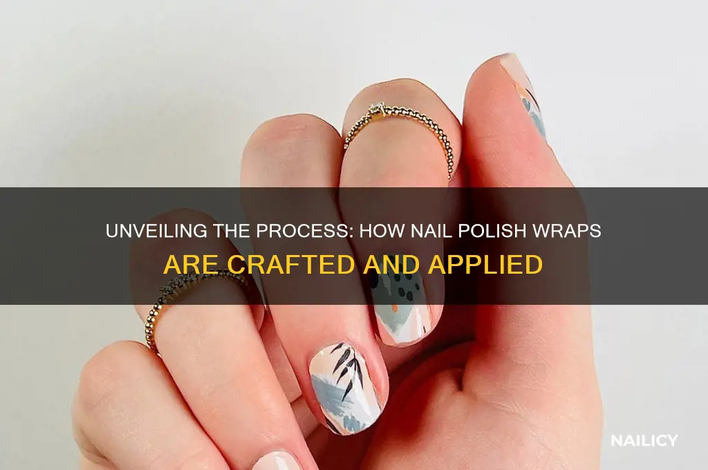 how are nail polish wraps made