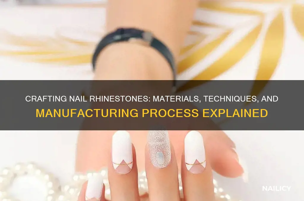 how are nail rhinestones made