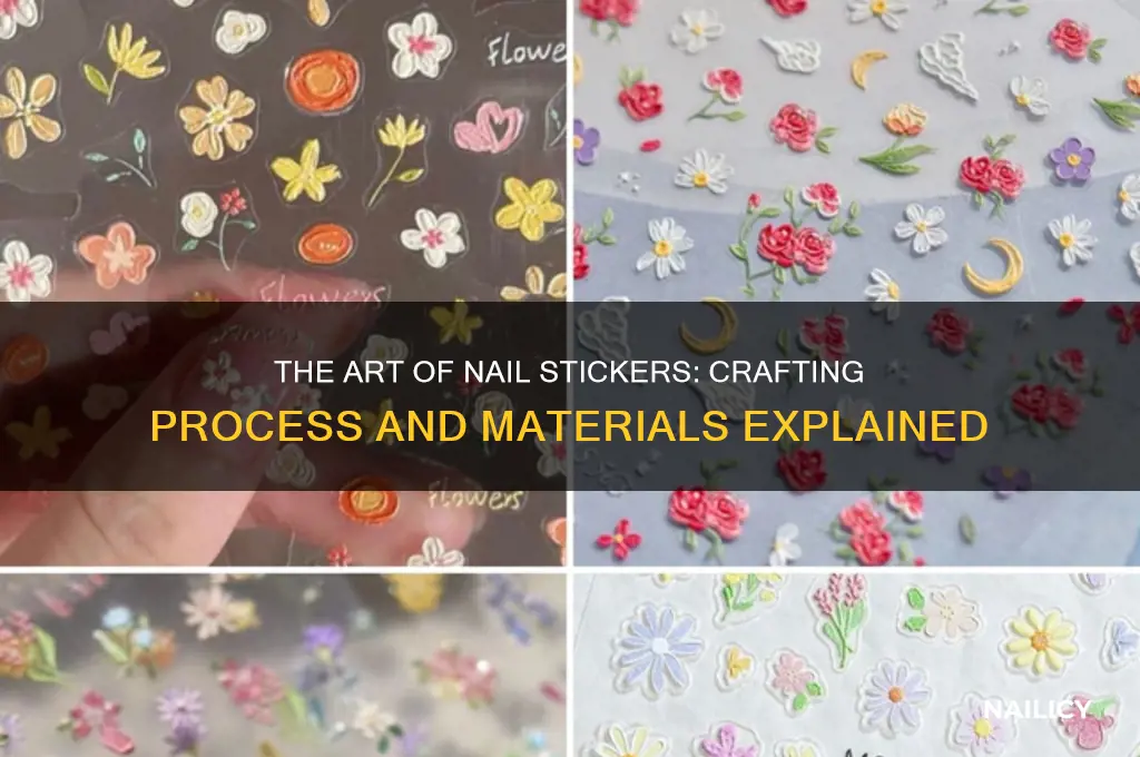 how are nail stickers made