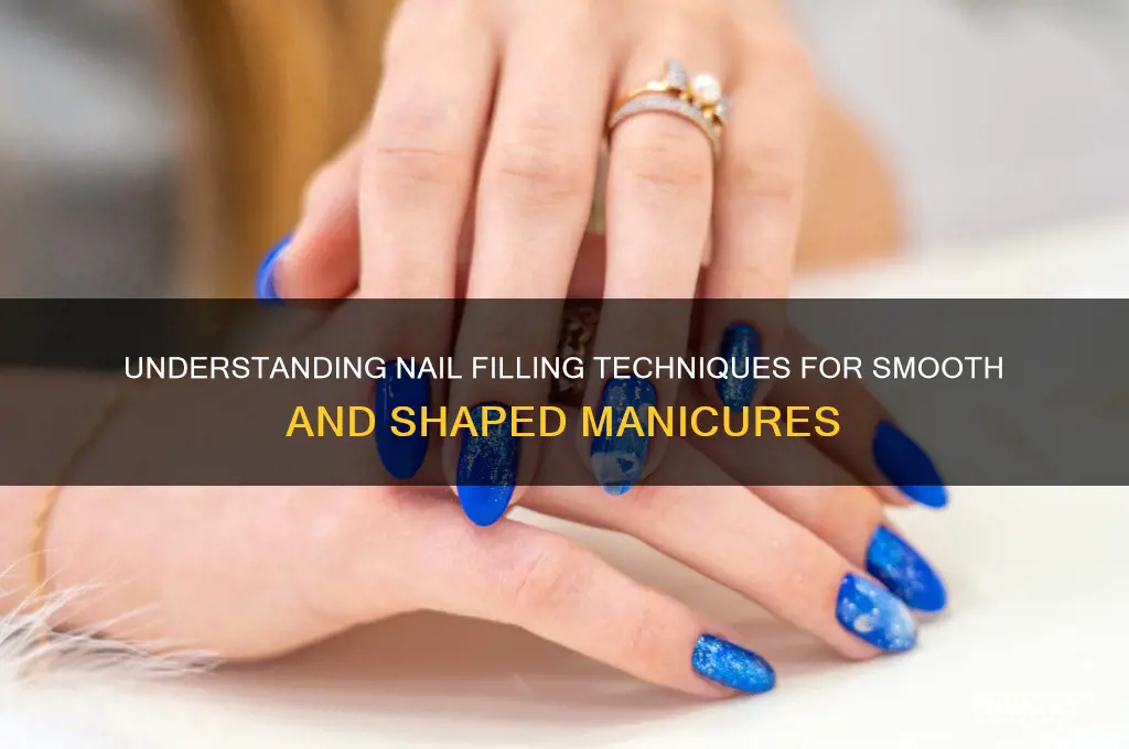 how are nails filled