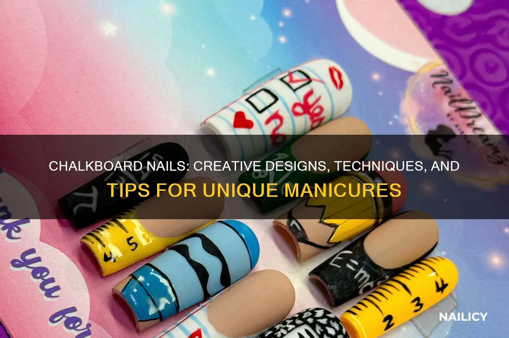 how are nails on chalkboar
