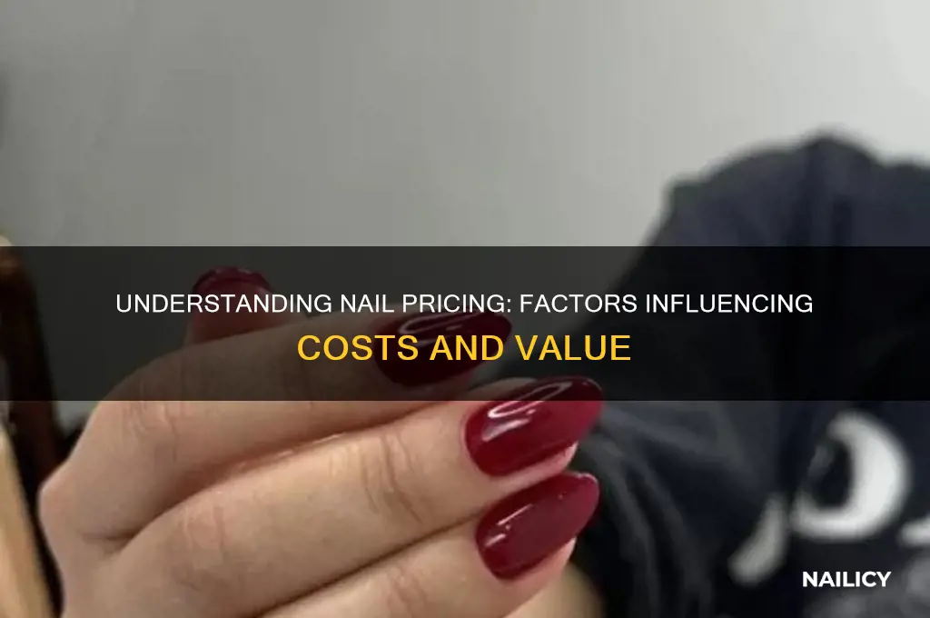 how are nails priced