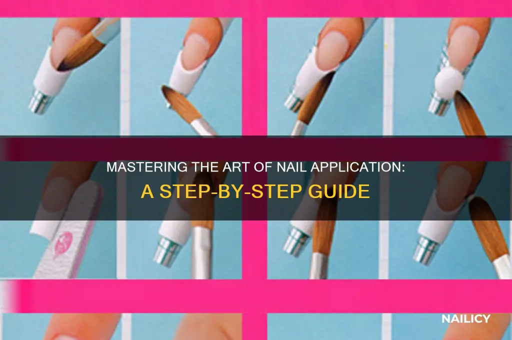 how are nails put on
