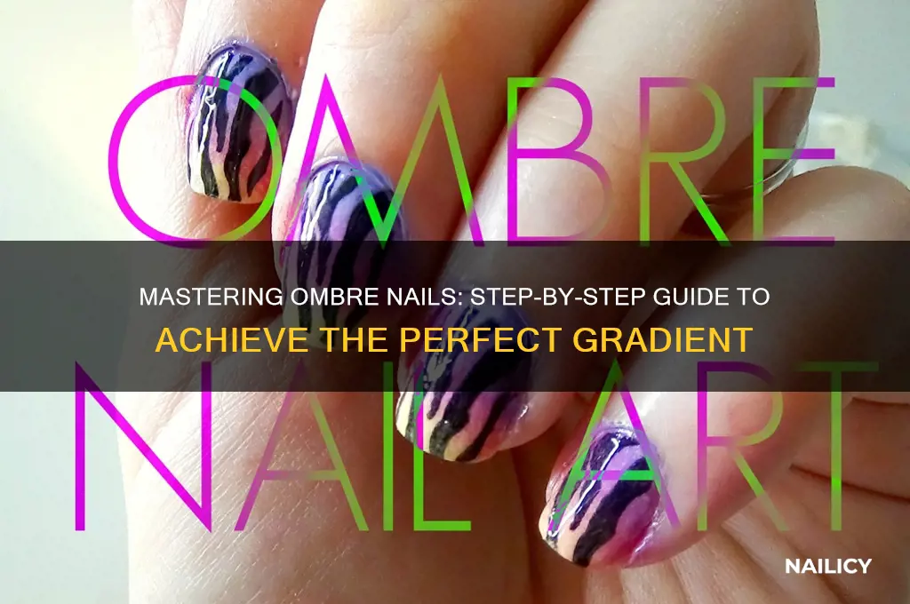how are ombre nails done