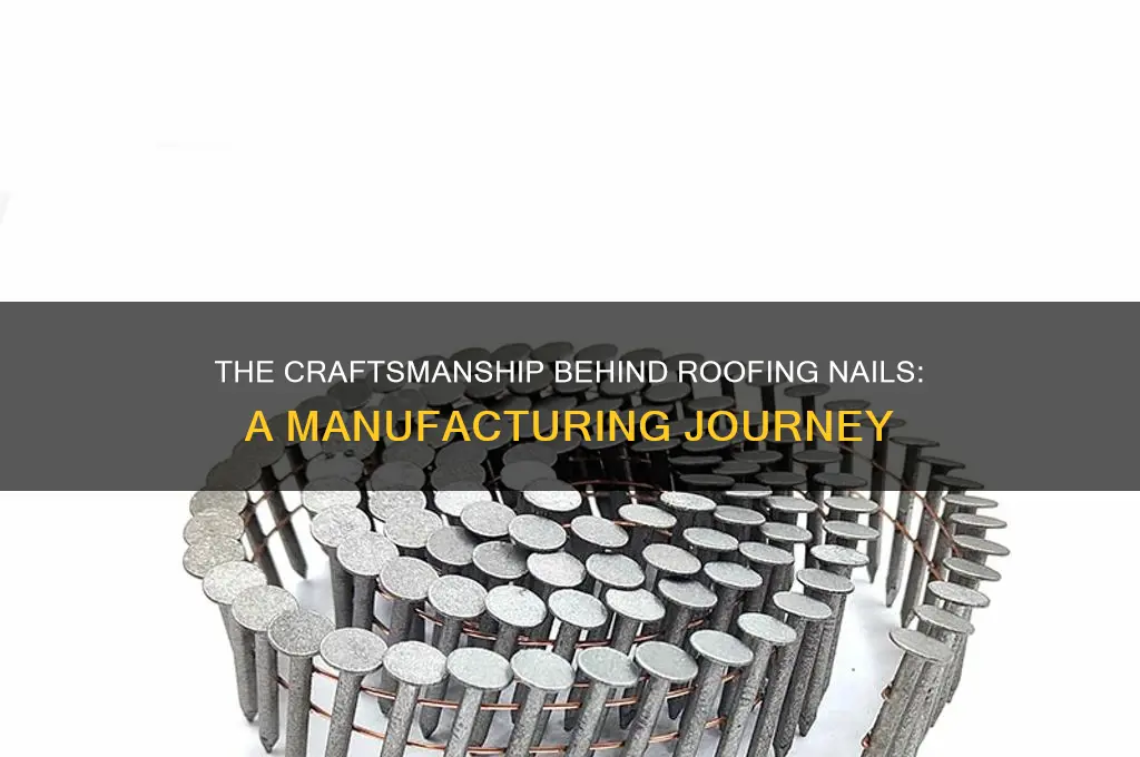 how are roofing nails made