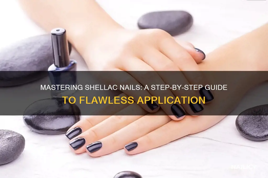 how are shellac nails done