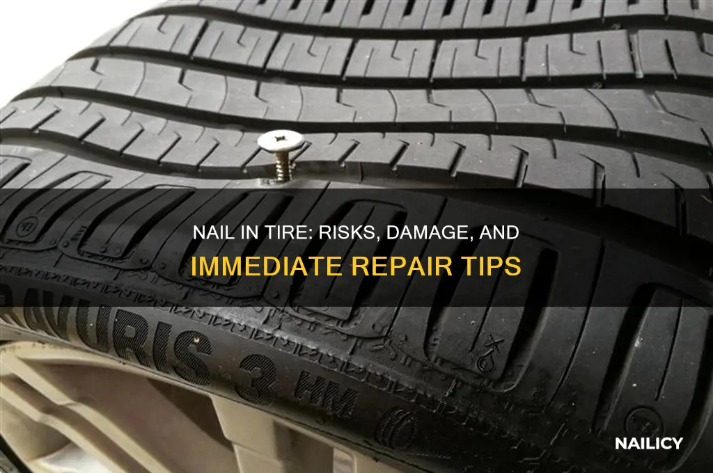 how bad is a nail in the tire