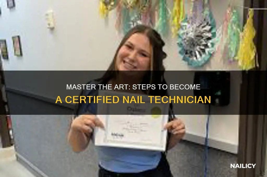 how become nail technician