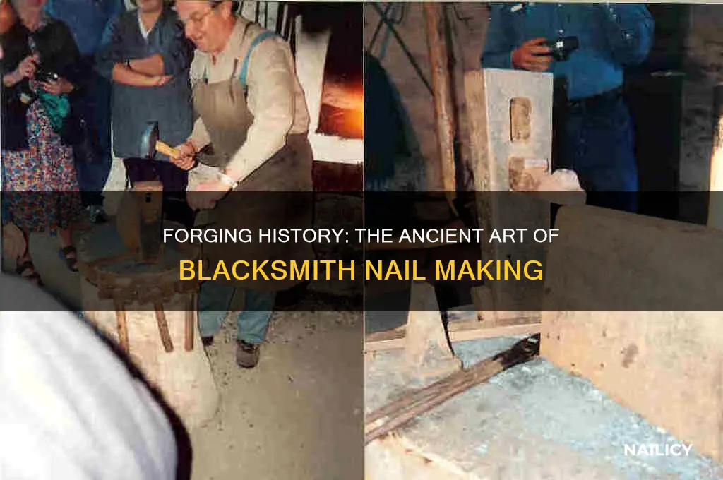 how blacksmiths made nails