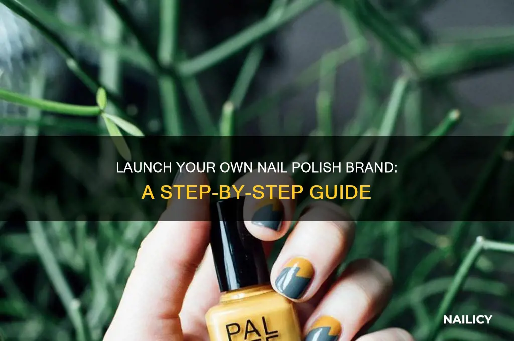 how can i create my own nail polish line