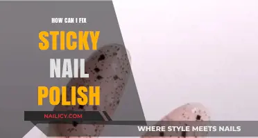 Quick Fixes for Sticky Nail Polish: Smooth and Shiny Solutions
