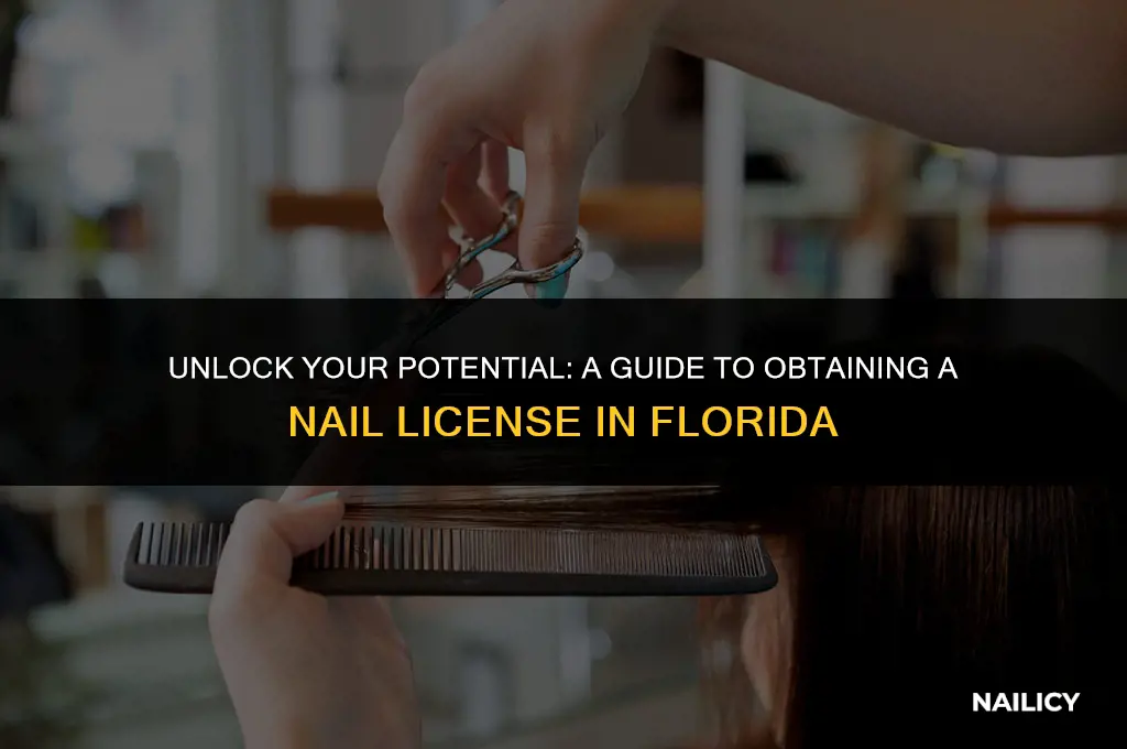 how can i get a nail license in florida