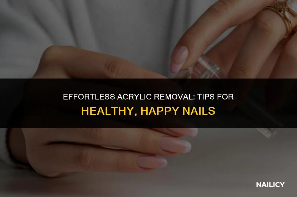 how can i get acrylic off my nails