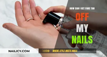 Effortless Removal: Say Goodbye to Fake Tan on Your Nails