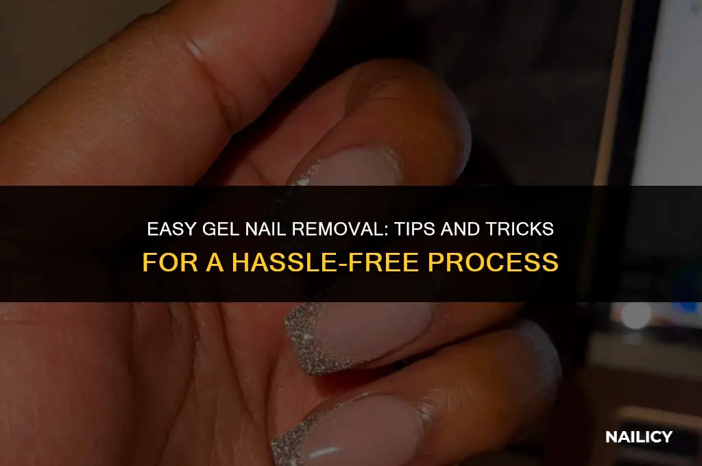 how can i get gel off my nails