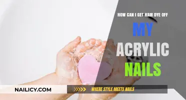 Easy Tips to Remove Hair Dye from Acrylic Nails