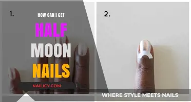 Lunar Manicure Magic: Achieving the Perfect Half Moon Nails