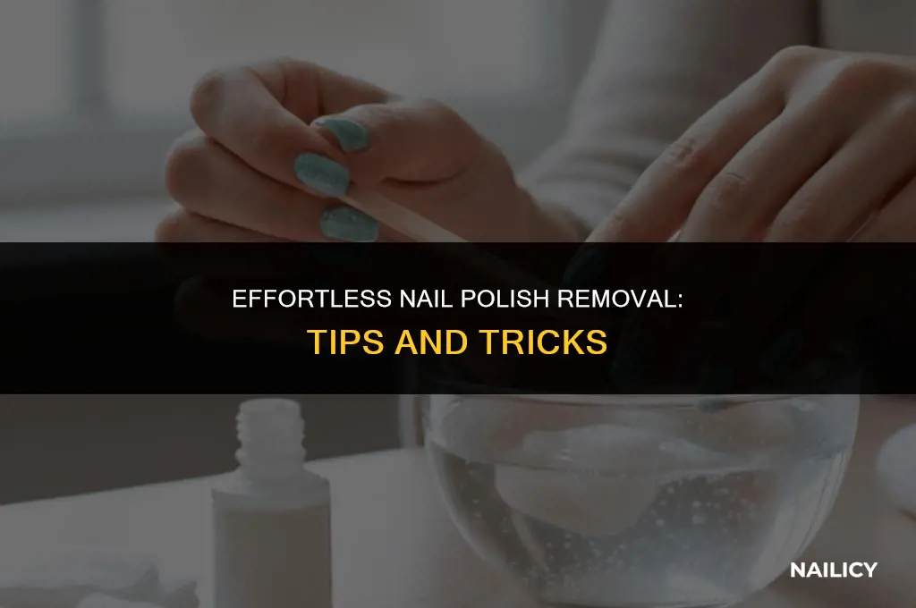 how can i get my nail polish off without remover