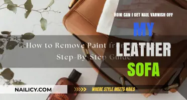 Effortless Tips to Remove Nail Polish from Leather Sofas