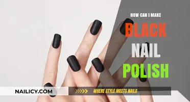 DIY Black Nail Polish: Simple Homemade Recipe for Dark Manicures