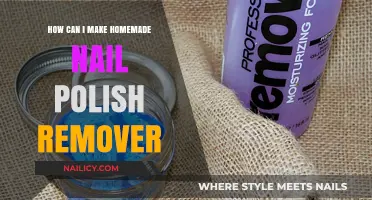 Creating a Natural Nail Polish Remover at Home