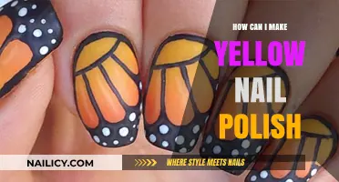 DIY Yellow Nail Polish: Simple Steps to Create Your Own Shade
