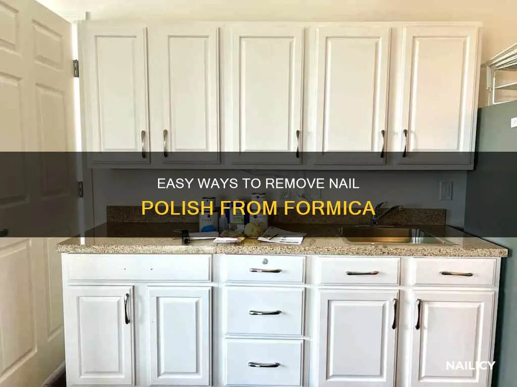 how can i remove nail polish from formica