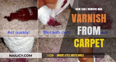 Simple Tricks to Remove Nail Varnish from Carpet
